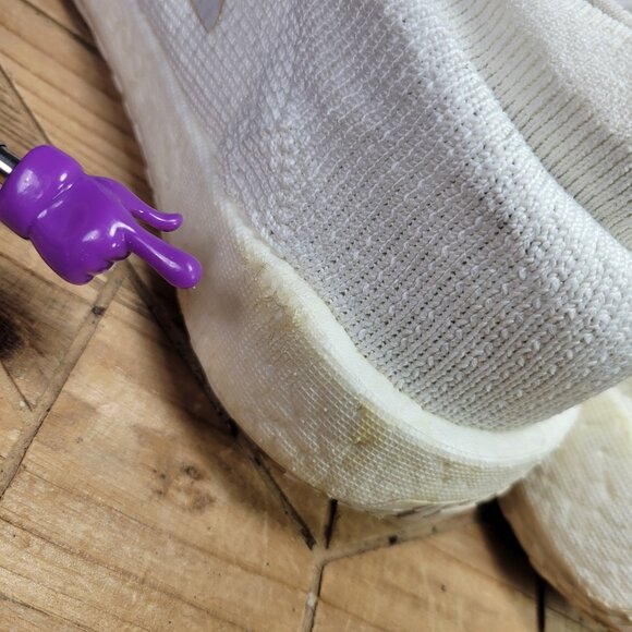 Adidas PulseBoost HD Men's Size 14 Core White Prime Knit Running Athletic Shoes - Picture 7 of 13